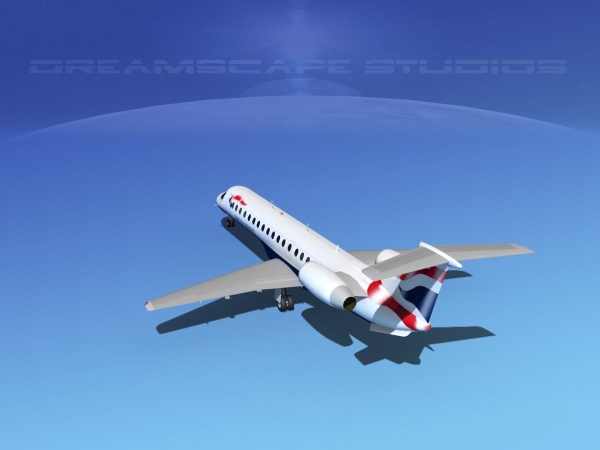 Embraer ERJ-145 British Airways 3D model_7