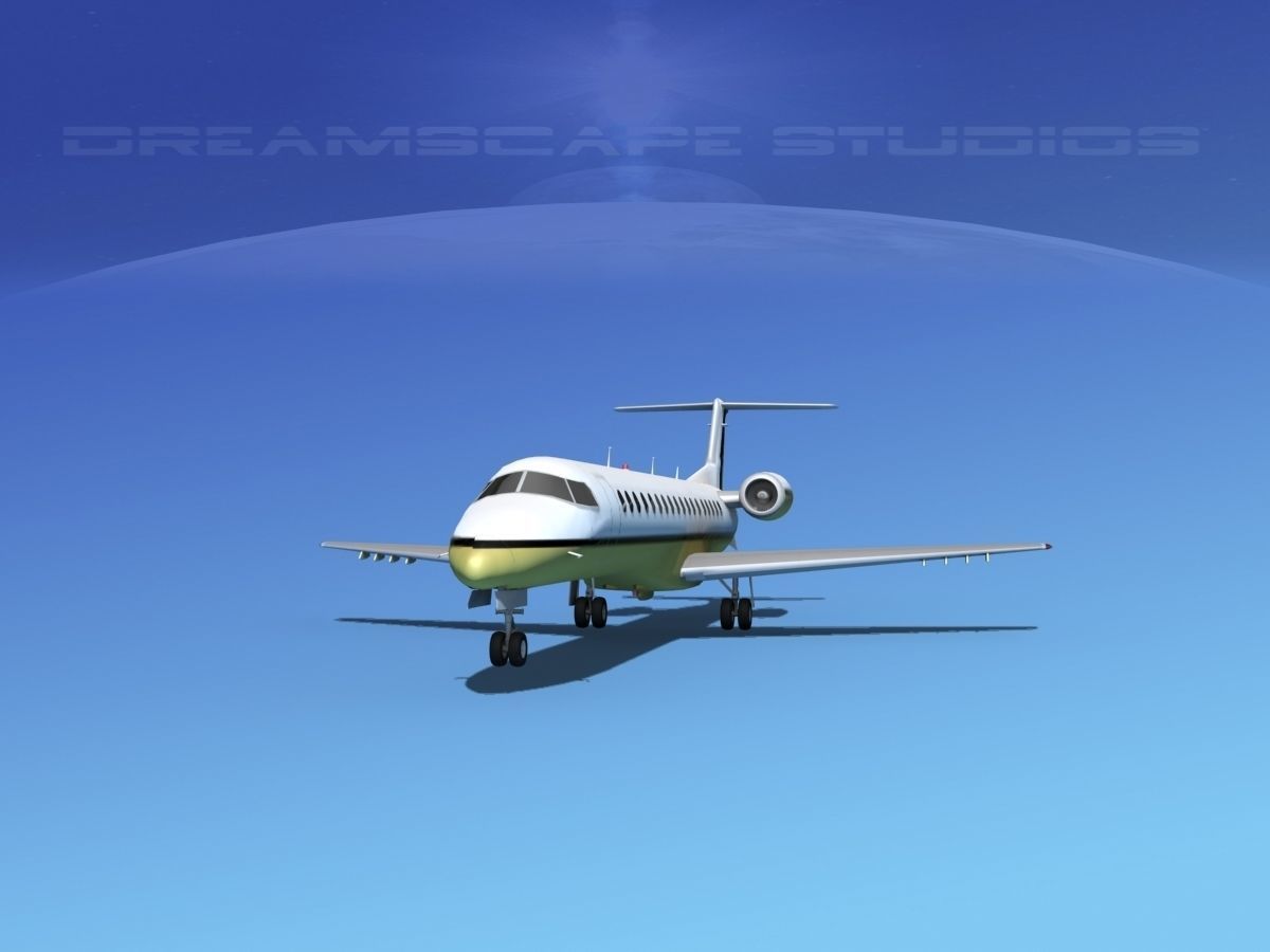 Embraer ERJ-145 Corporate 1 3D model_1