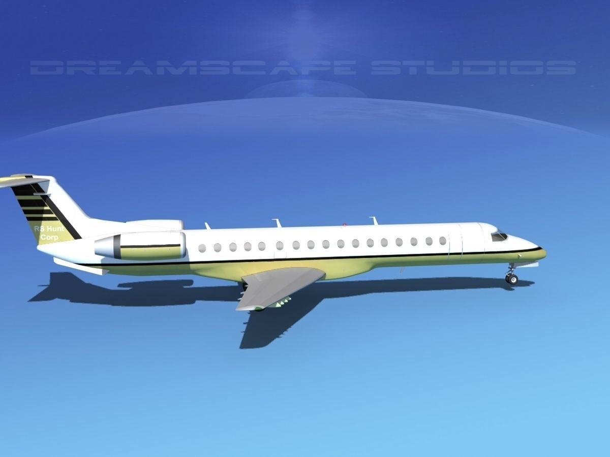 Embraer ERJ-145 Corporate 1 3D model_4