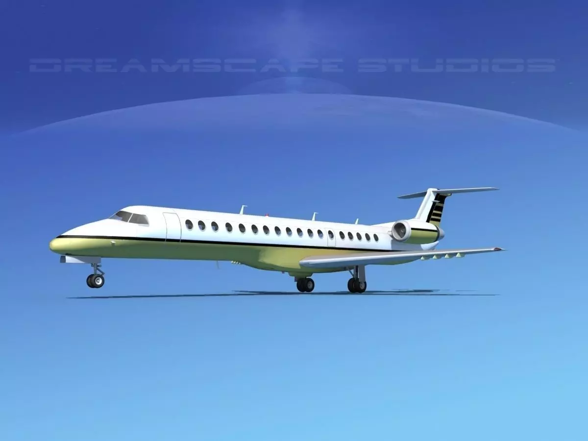 Embraer ERJ-145 Corporate 1 3D model_0