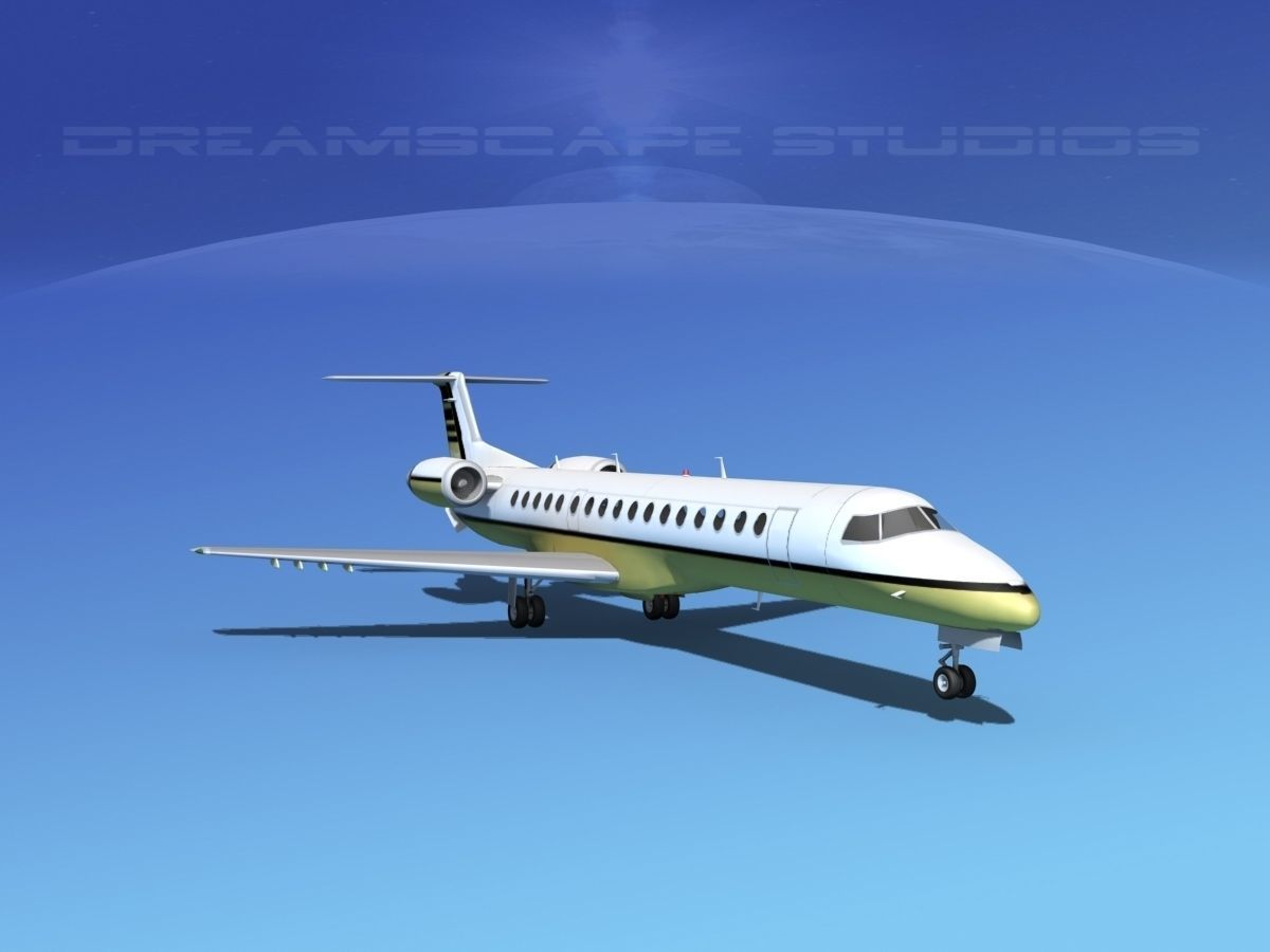 Embraer ERJ-145 Corporate 1 3D model_2