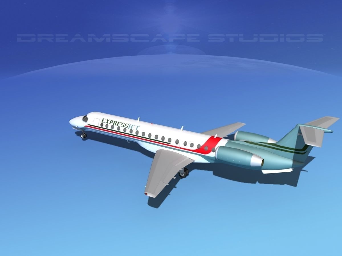 Embraer ERJ-145 ExpressJet 3D model_8