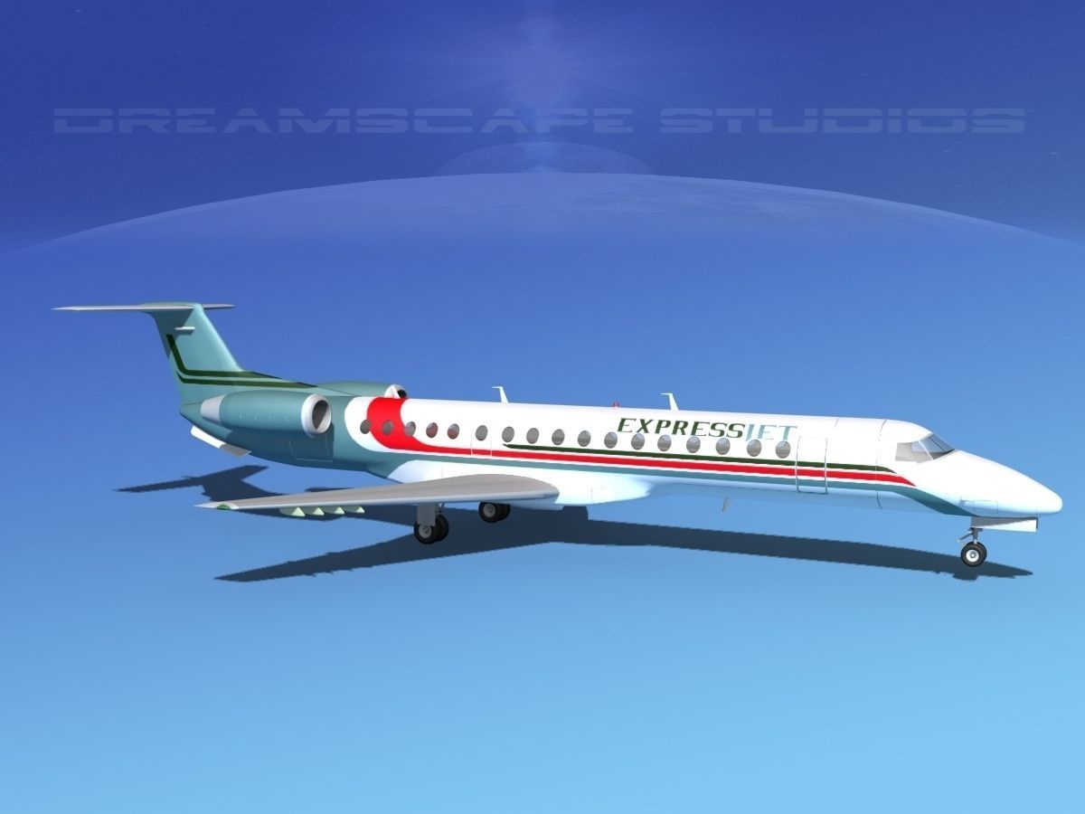 Embraer ERJ-145 ExpressJet 3D model_3