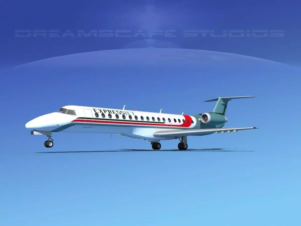 Embraer ERJ-145 ExpressJet 3D model_0