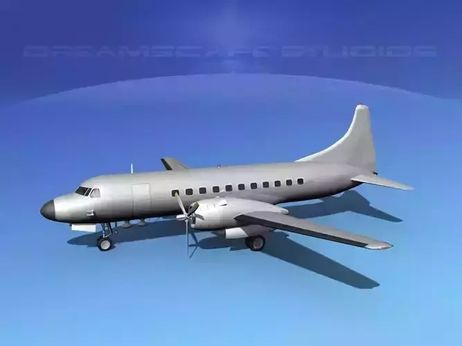 Convair C-131 Bare Metal