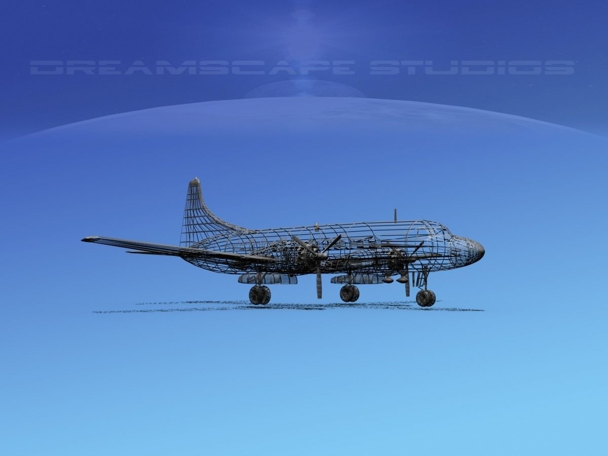 Convair VC-131 US Navy V03 3D model_1