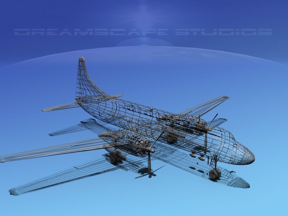Convair VC-131 US Navy V03 3D model_7