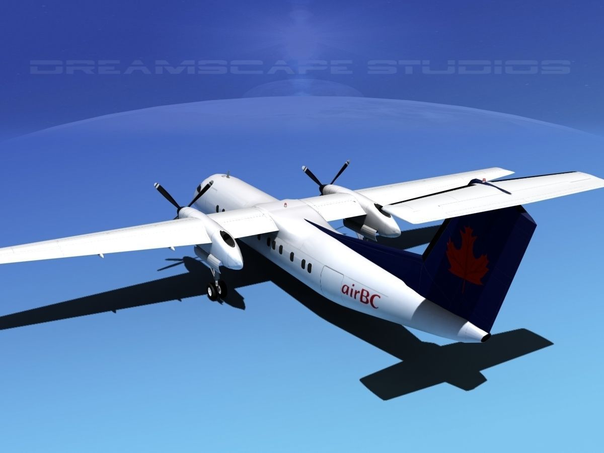 DeHavilland DHC-8-Q300 Air BC 3D model_7