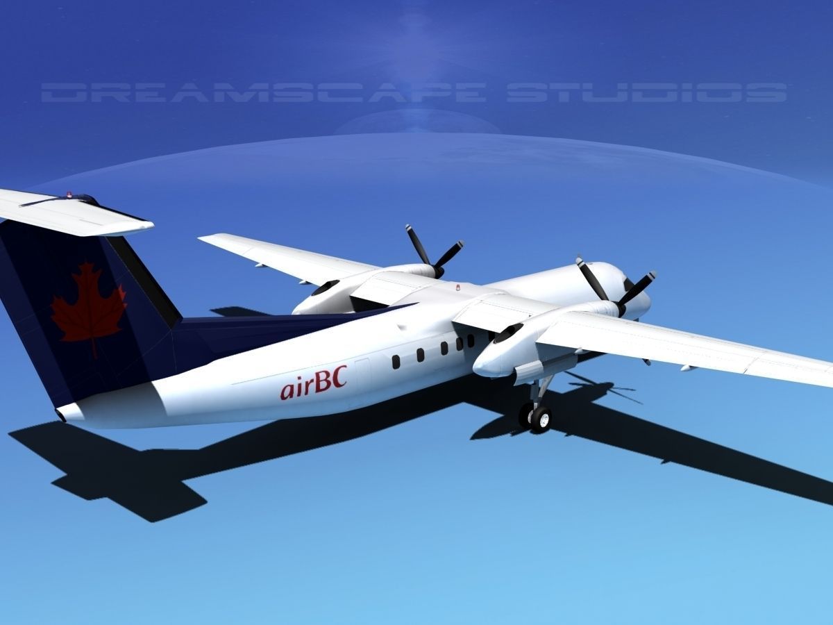DeHavilland DHC-8-Q300 Air BC 3D model_4