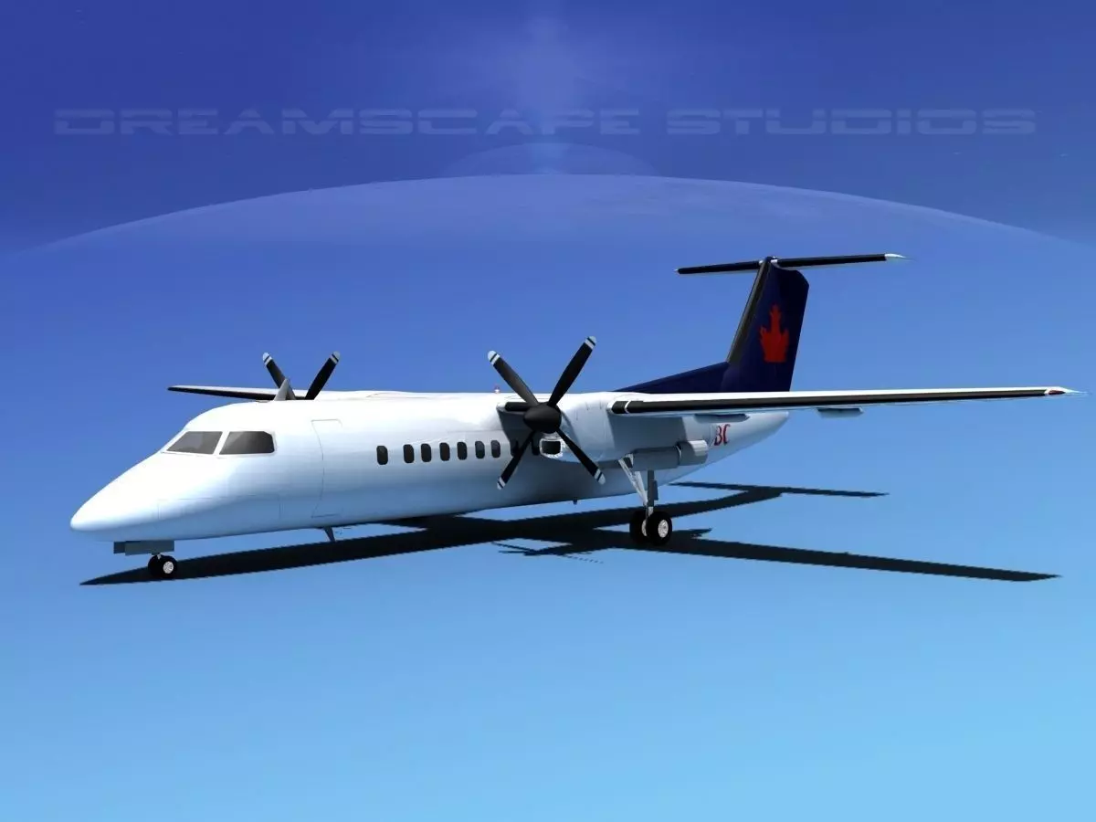 DeHavilland DHC-8-Q300 Air BC 3D model_0