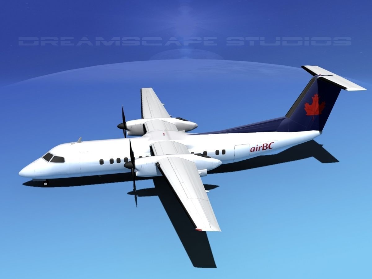 DeHavilland DHC-8-Q300 Air BC 3D model_10