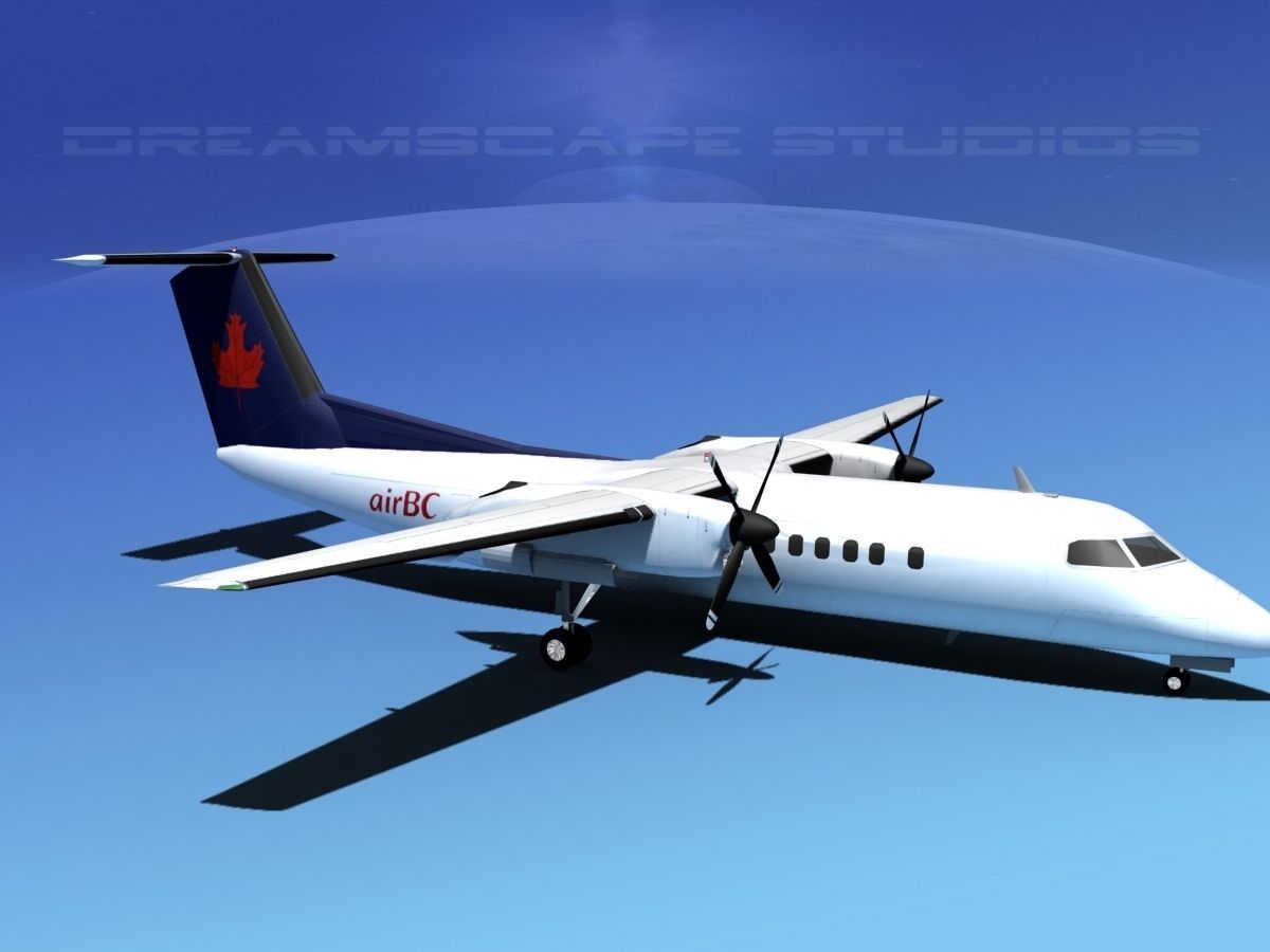 DeHavilland DHC-8-Q300 Air BC 3D model_3