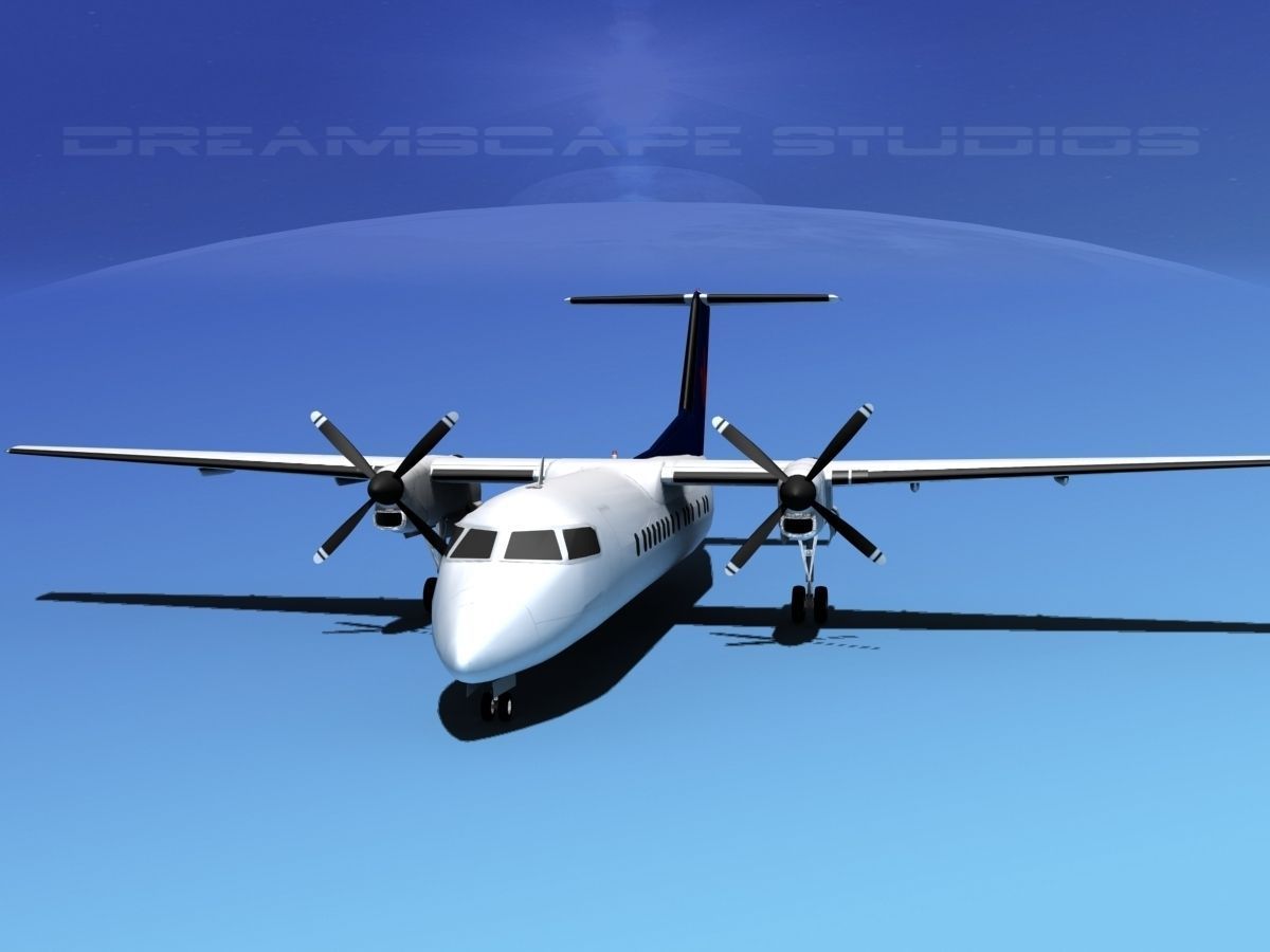 DeHavilland DHC-8-Q300 Air BC 3D model_2
