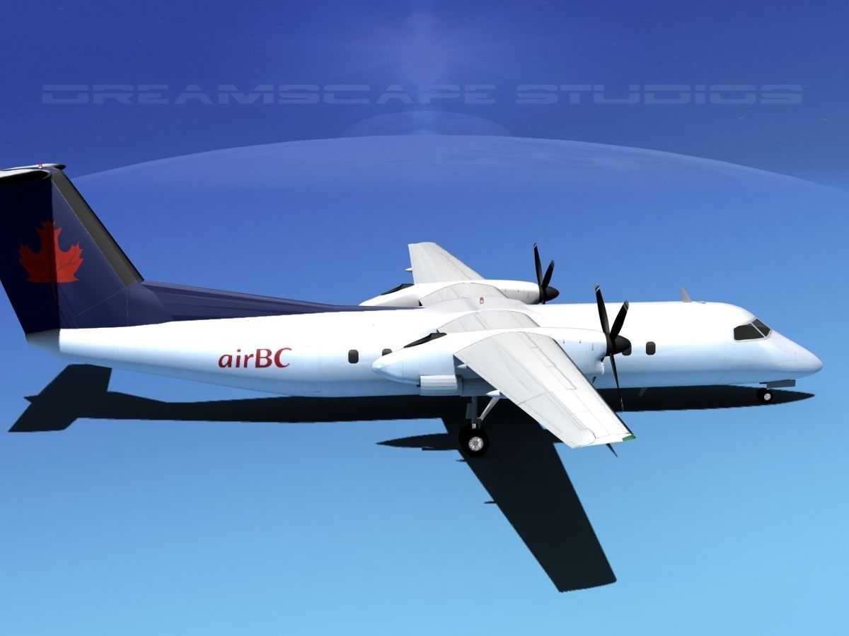 DeHavilland DHC-8-Q300 Air BC 3D model_6