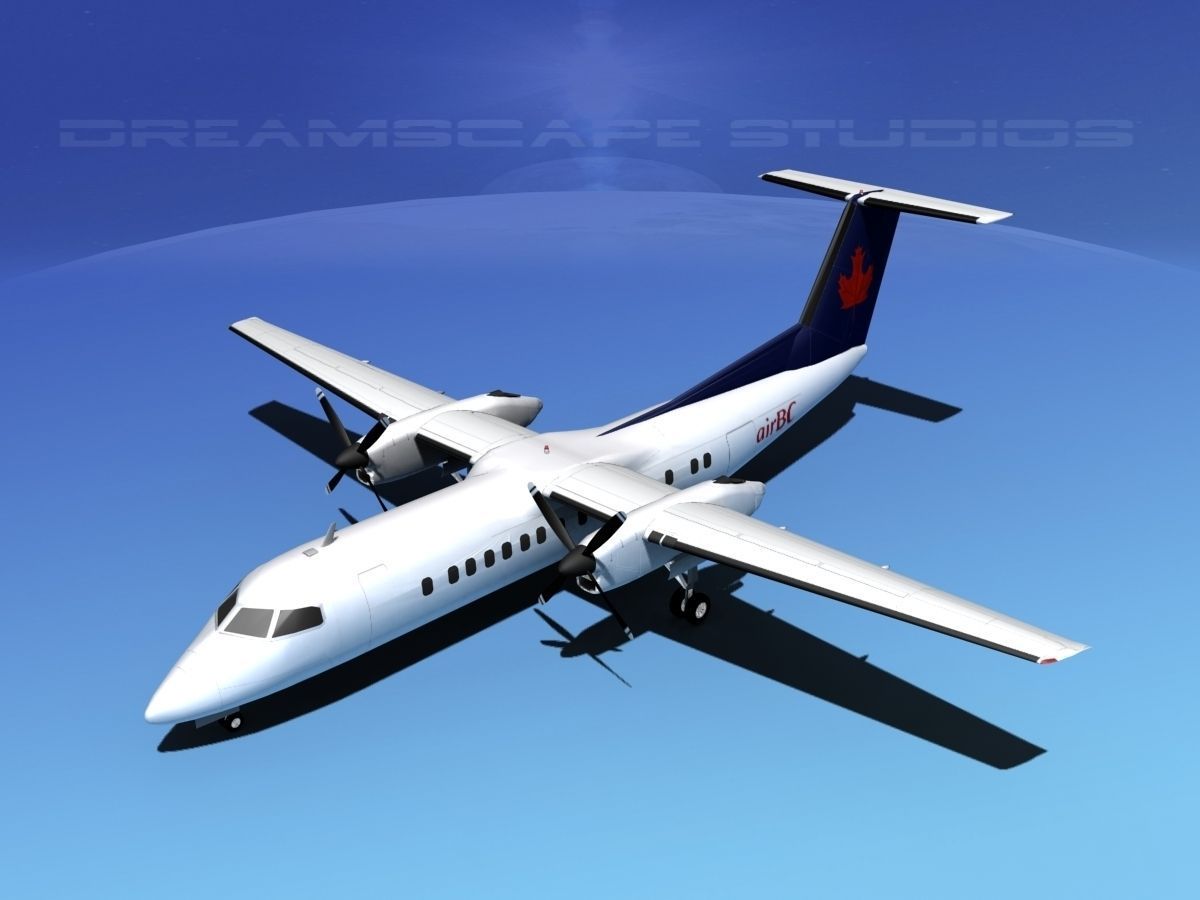 DeHavilland DHC-8-Q300 Air BC 3D model_9