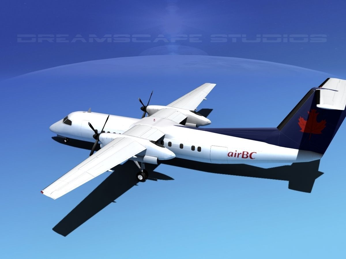 DeHavilland DHC-8-Q300 Air BC 3D model_8