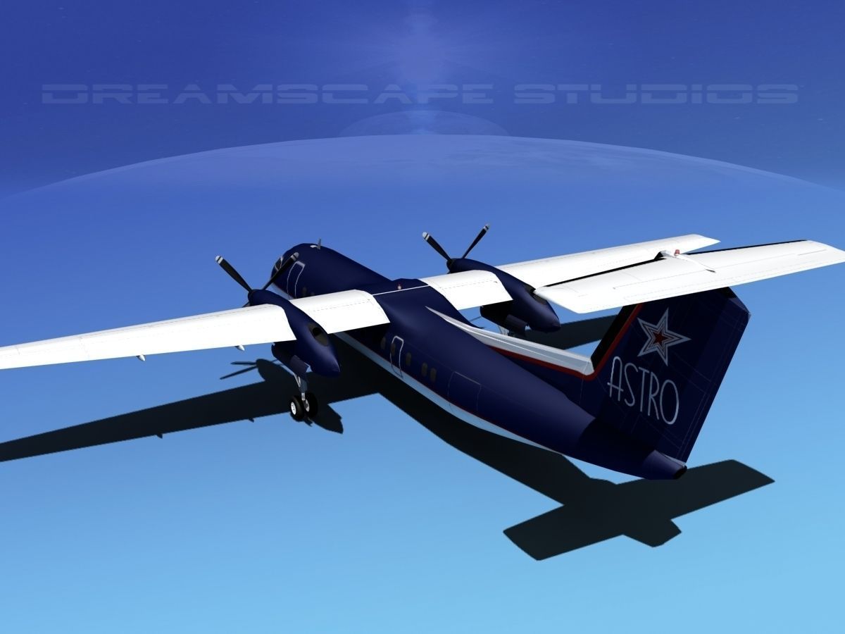DeHavilland DHC-8-Q300 Astro Charter 3D model_7