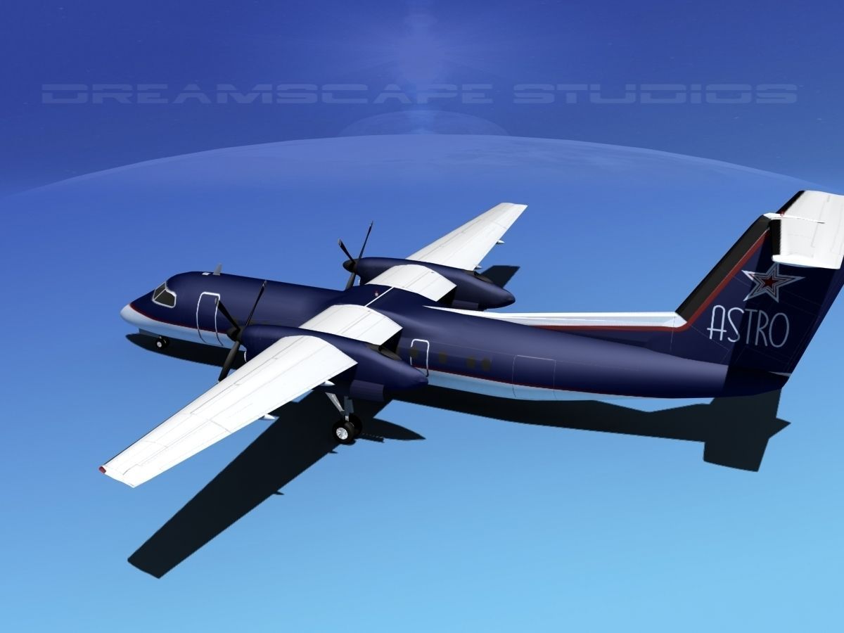 DeHavilland DHC-8-Q300 Astro Charter 3D model_8