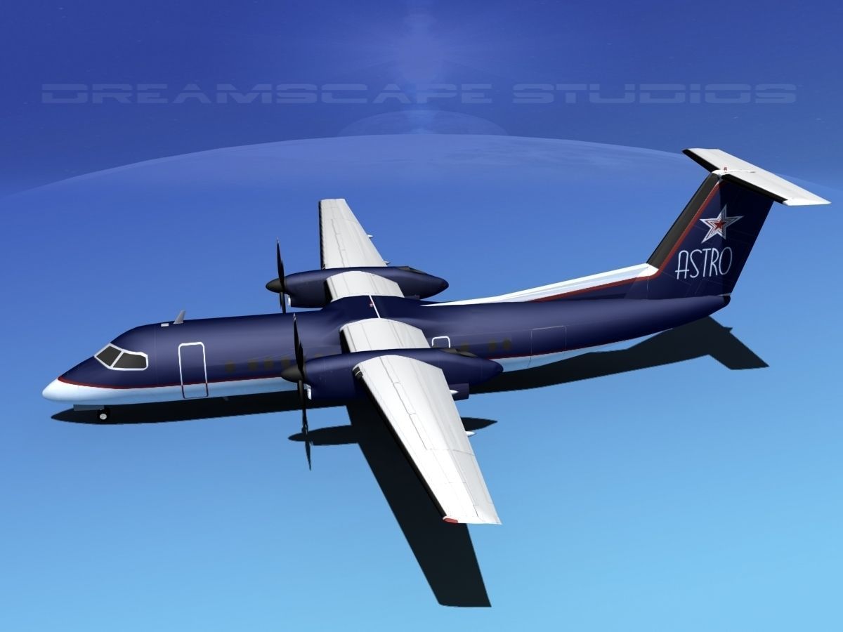 DeHavilland DHC-8-Q300 Astro Charter 3D model_9