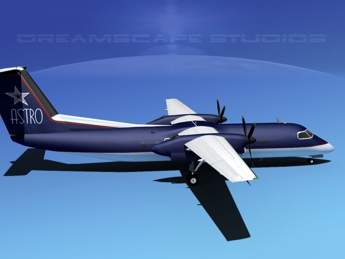 DeHavilland DHC-8-Q300 Astro Charter 3D model_3
