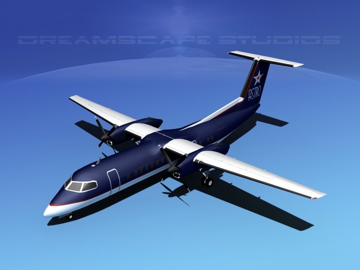 DeHavilland DHC-8-Q300 Astro Charter 3D model_11