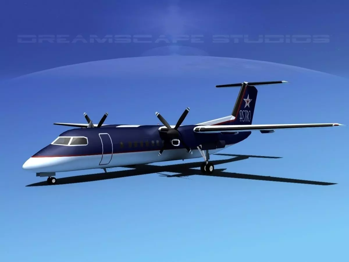 DeHavilland DHC-8-Q300 Astro Charter 3D model_0