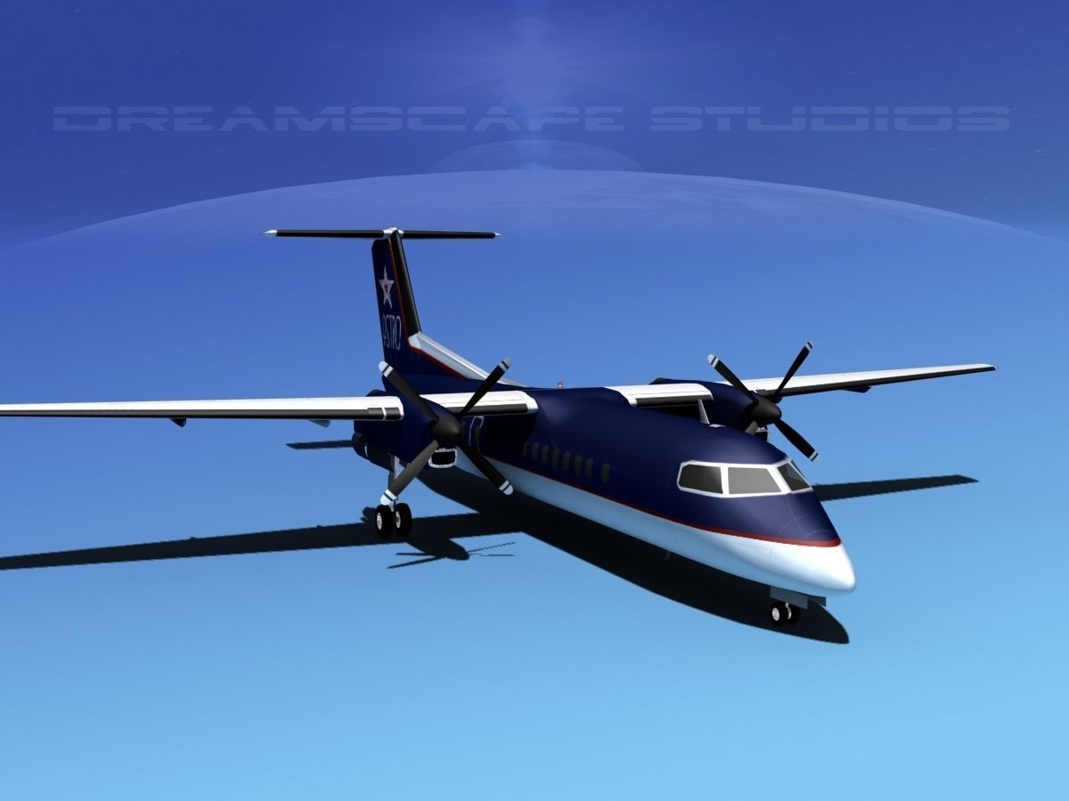 DeHavilland DHC-8-Q300 Astro Charter 3D model_2