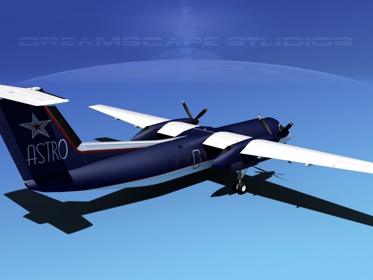DeHavilland DHC-8-Q300 Astro Charter 3D model_6