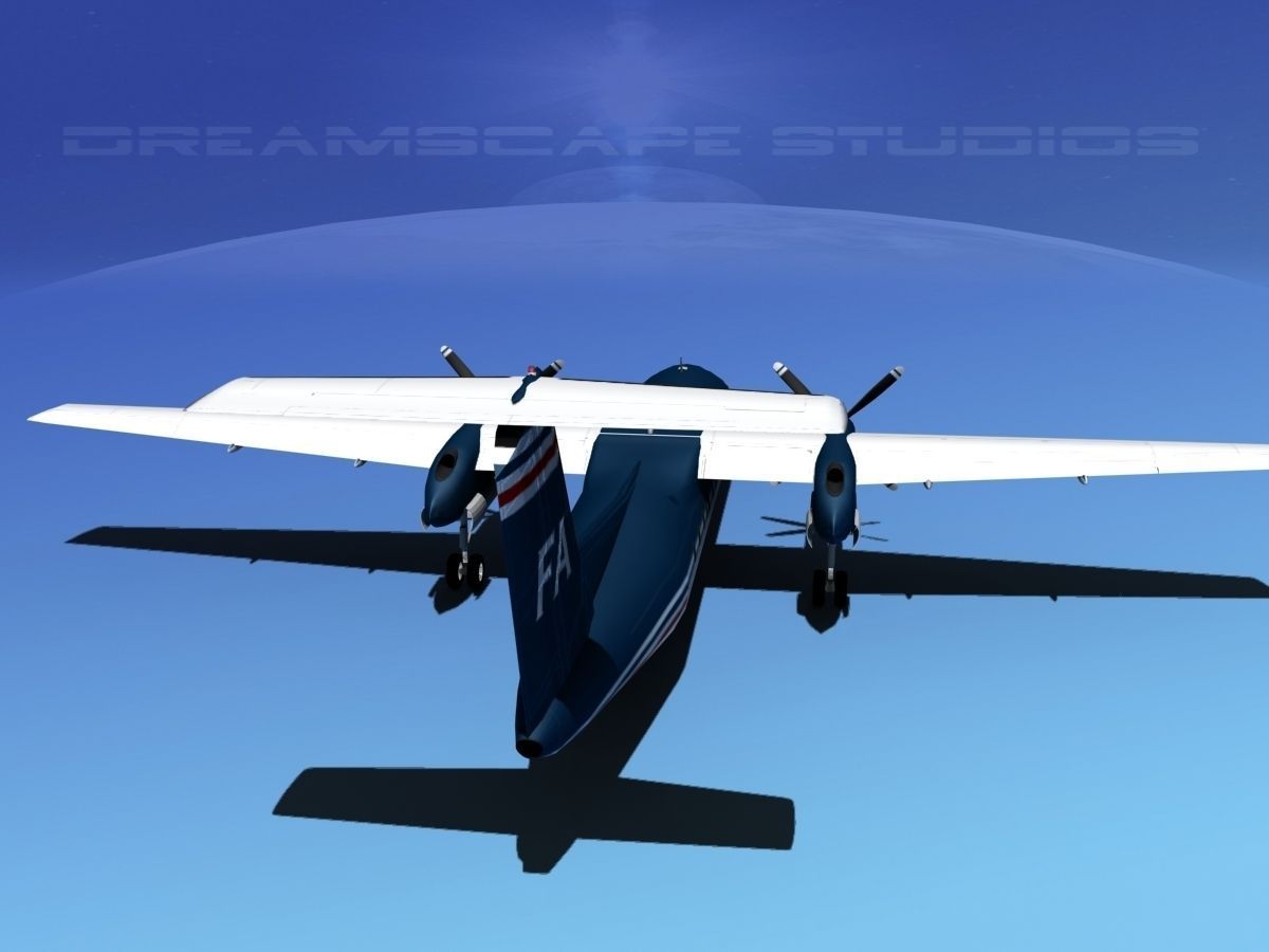 DeHavilland DHC-8-Q300 Freedom Air 3D model_5
