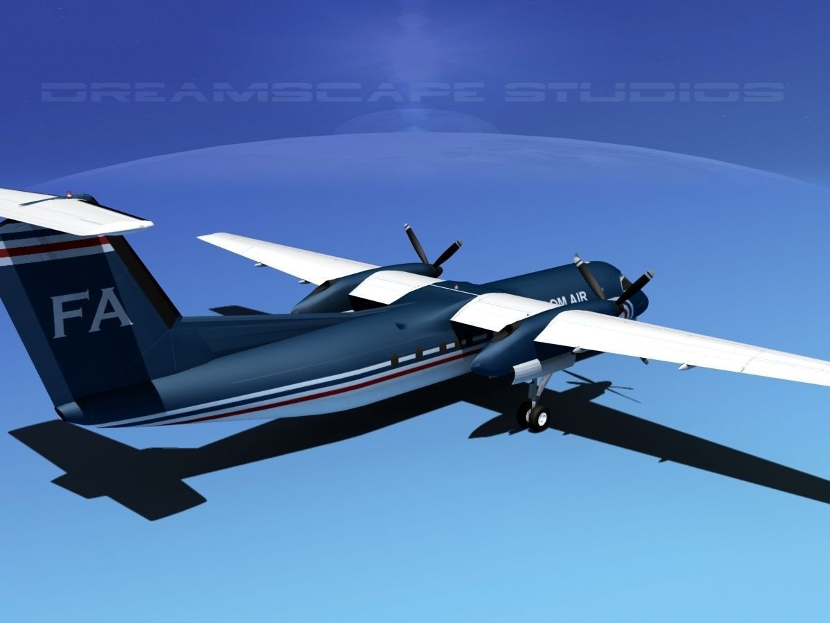 DeHavilland DHC-8-Q300 Freedom Air 3D model_6