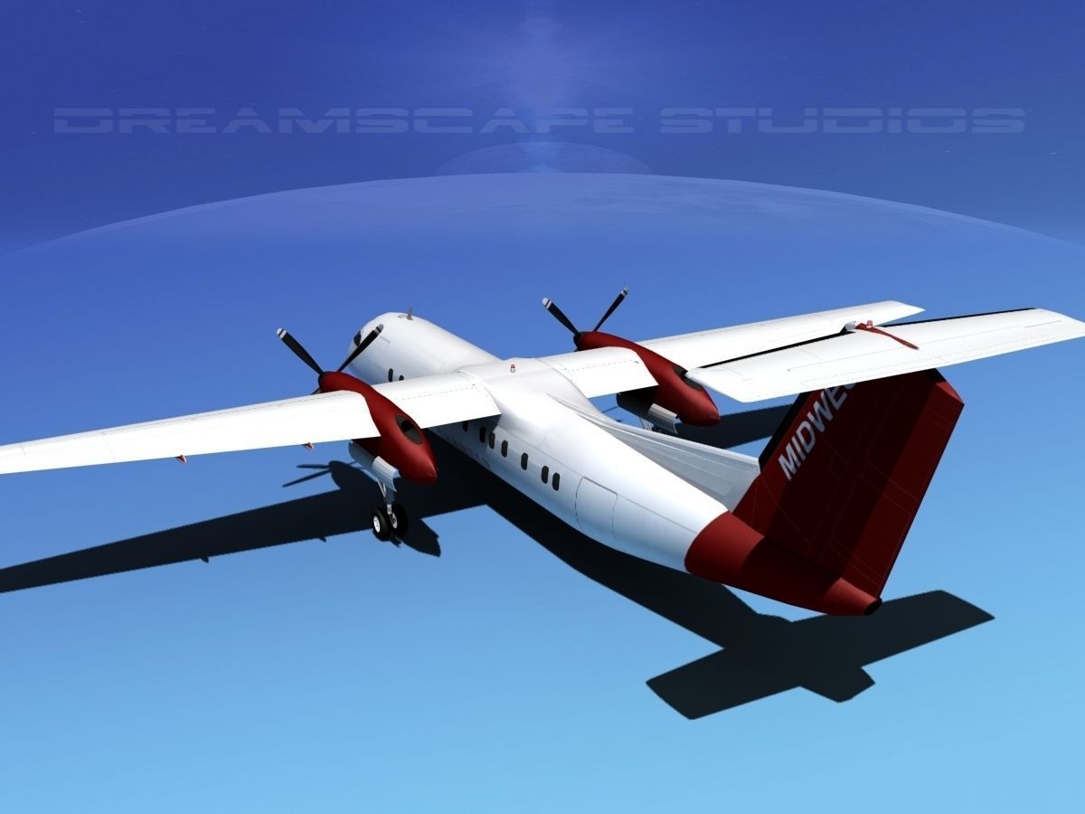 DeHavilland DHC-8-Q300 Midwest Charter 3D model_8
