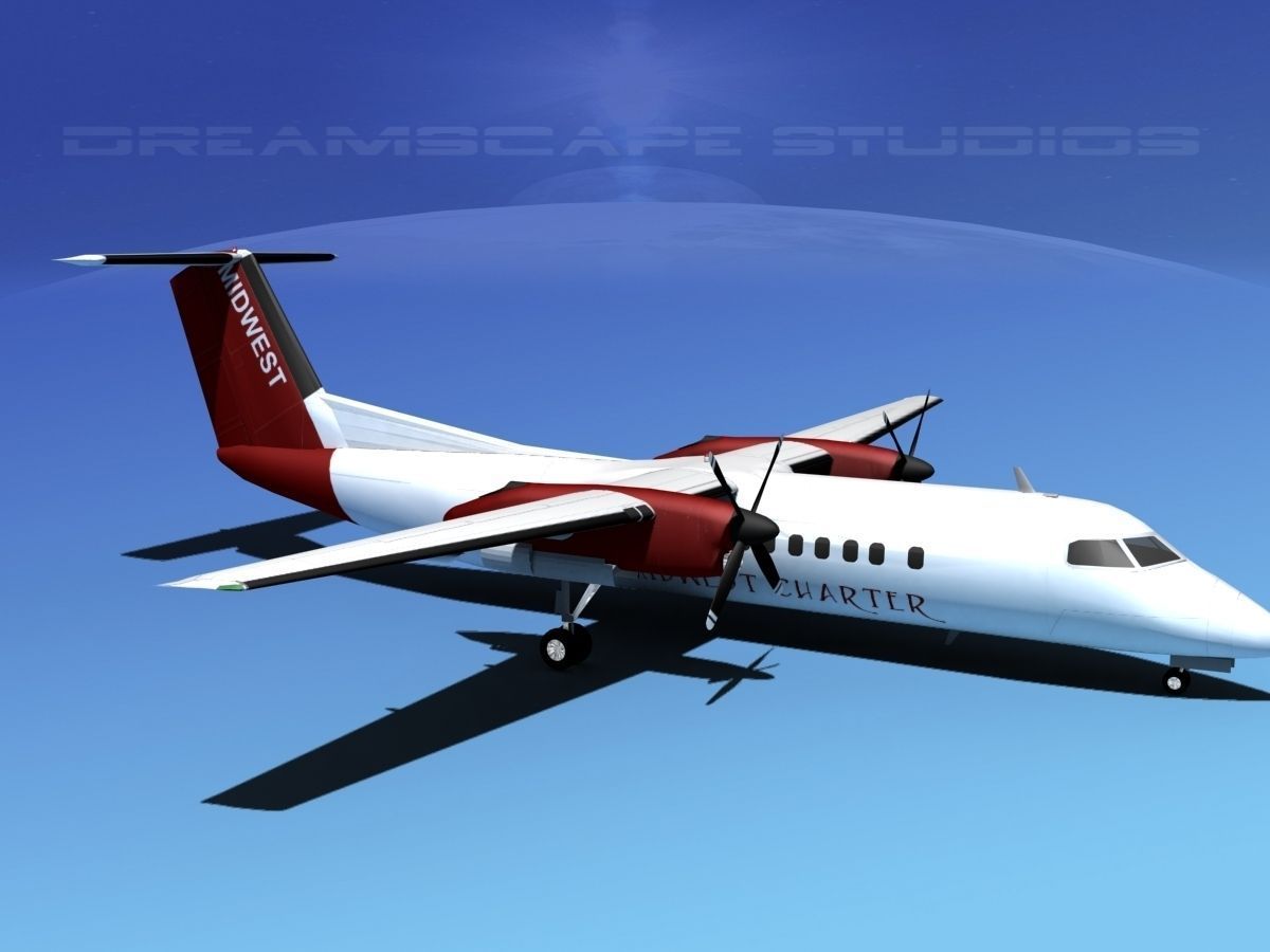DeHavilland DHC-8-Q300 Midwest Charter 3D model_5