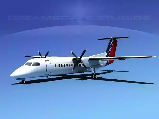 DeHavilland DHC-8-Q300 Skytrans 3D model