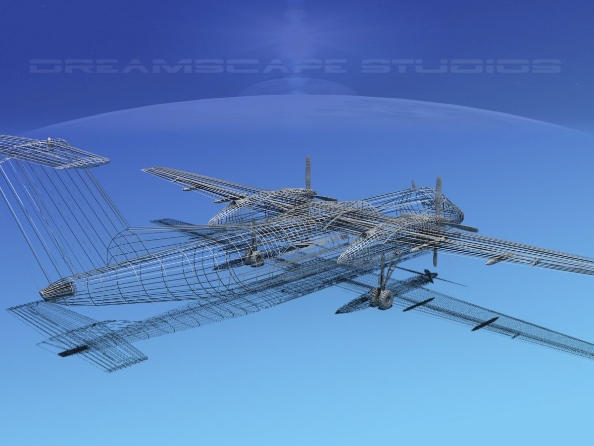 DeHavilland DHC-8-Q300 Skytrans 3D model_13