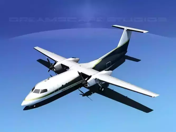 DeHavilland DHC-8-Q300 Southern Charters 3D model