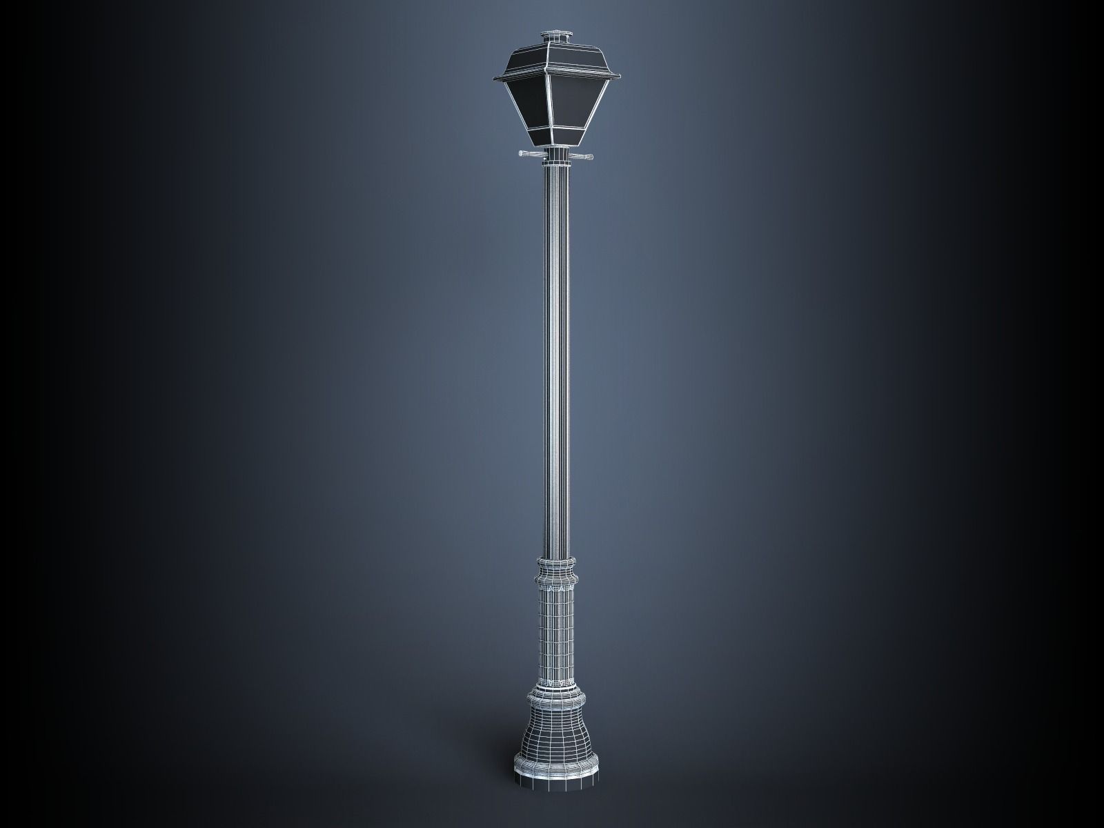 Street lamp AEL AVP series Valiant 3D model_3