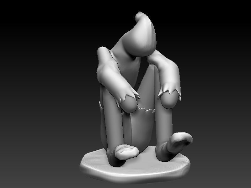 Loneliness Sculpt  3D print model_1