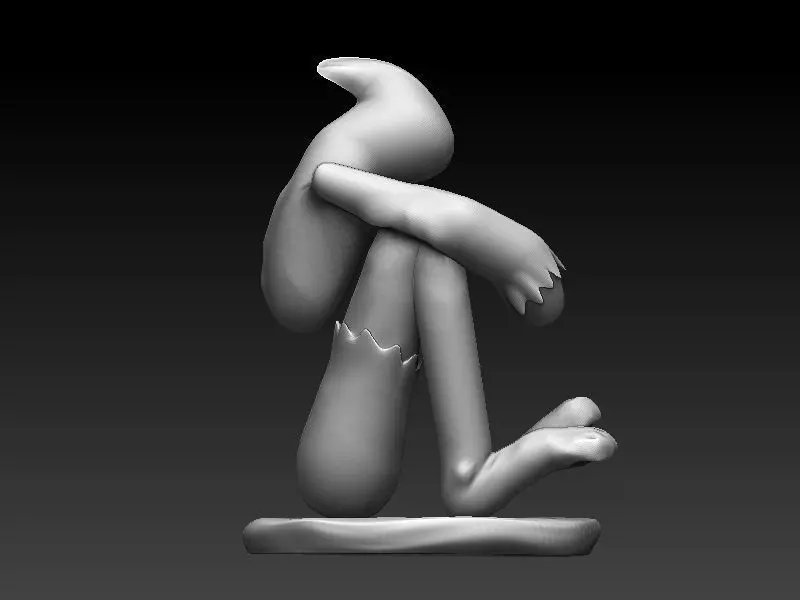 Loneliness Sculpt  3D print model_0