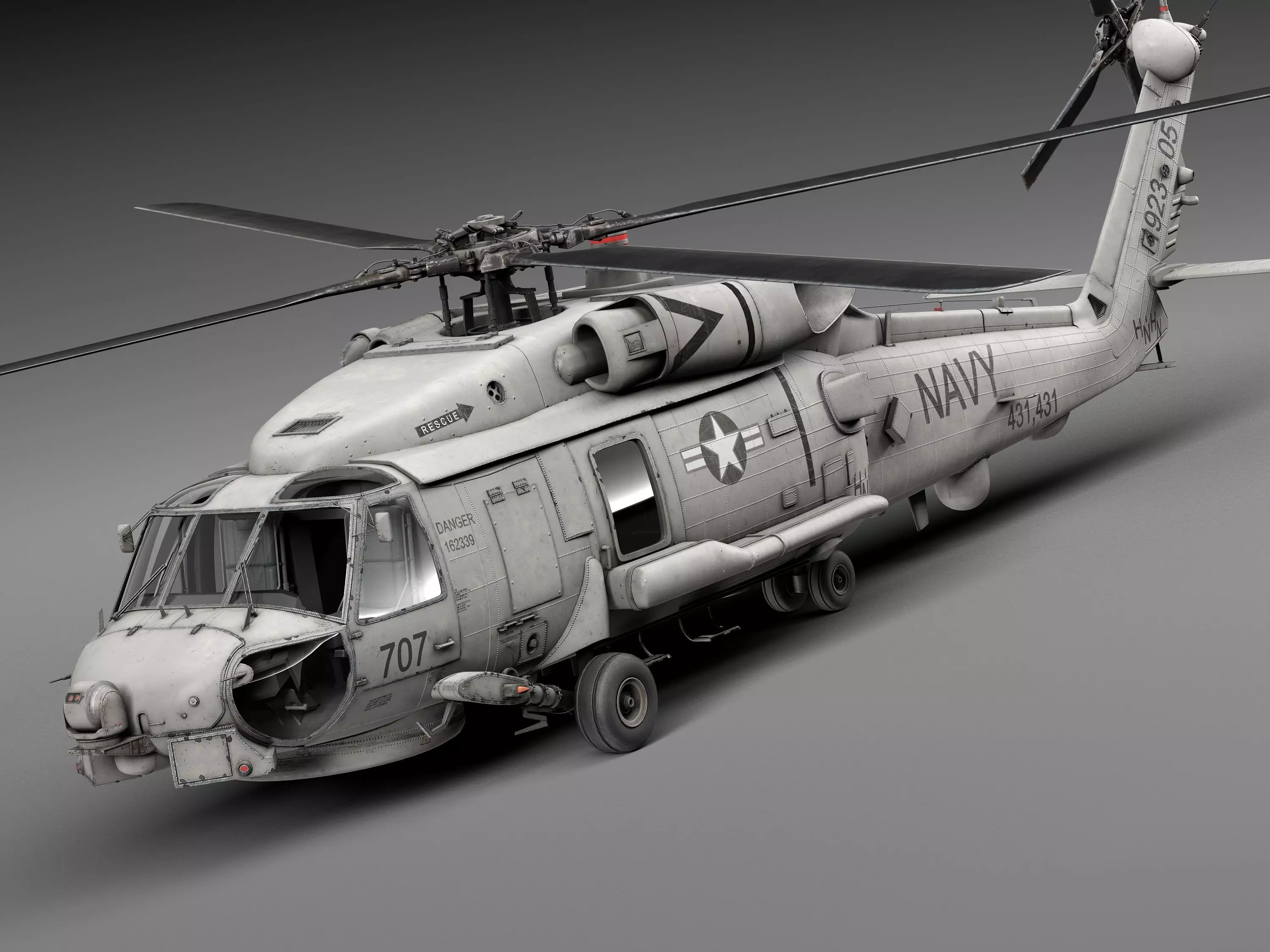 Sikorsky SH-60 Seahawk 3D model_0