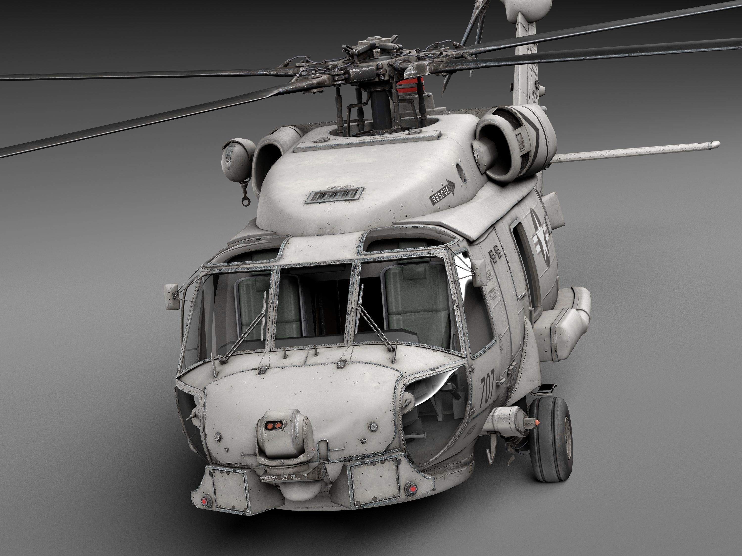Sikorsky SH-60 Seahawk 3D model_1