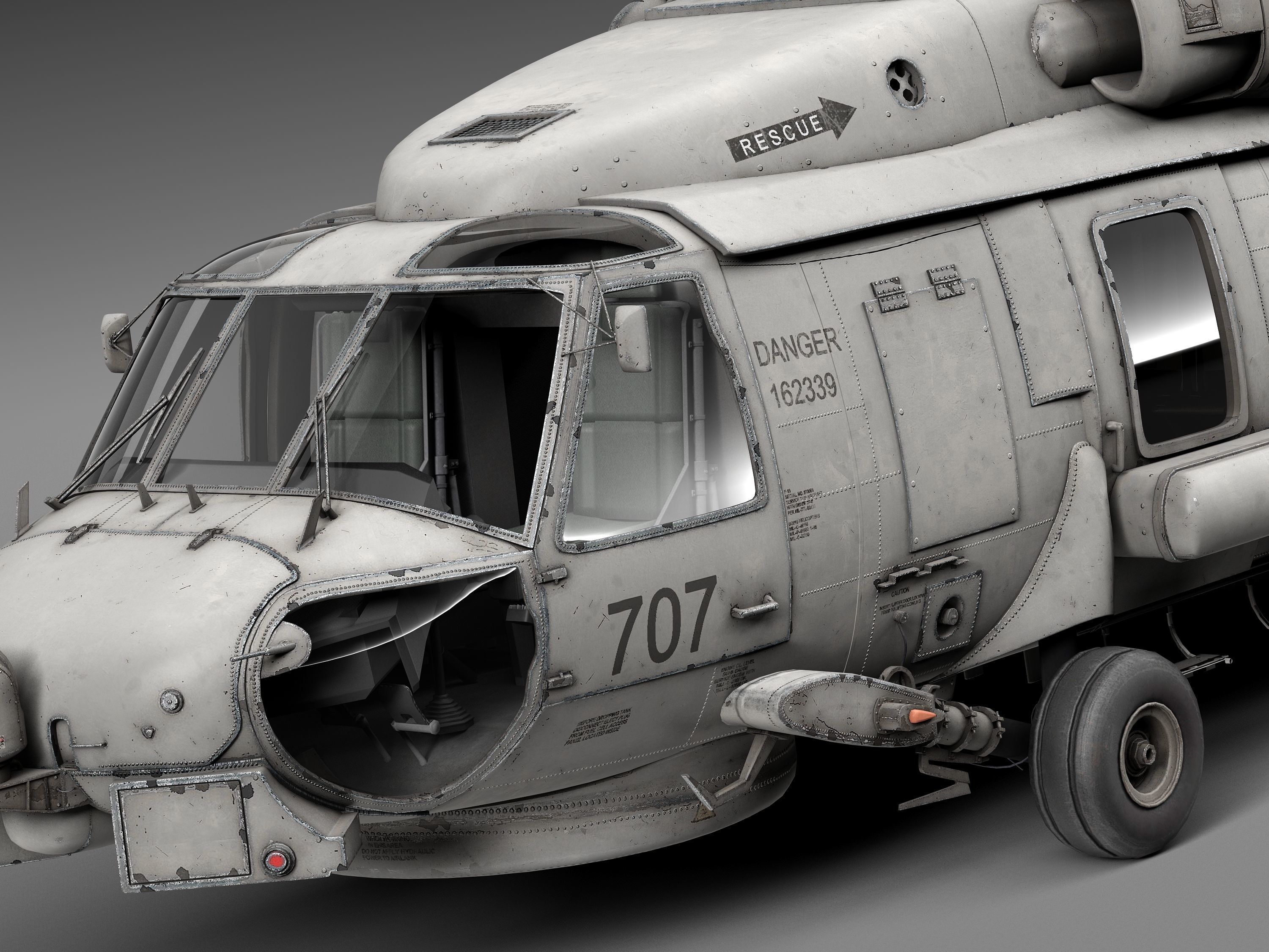 Sikorsky SH-60 Seahawk 3D model_2