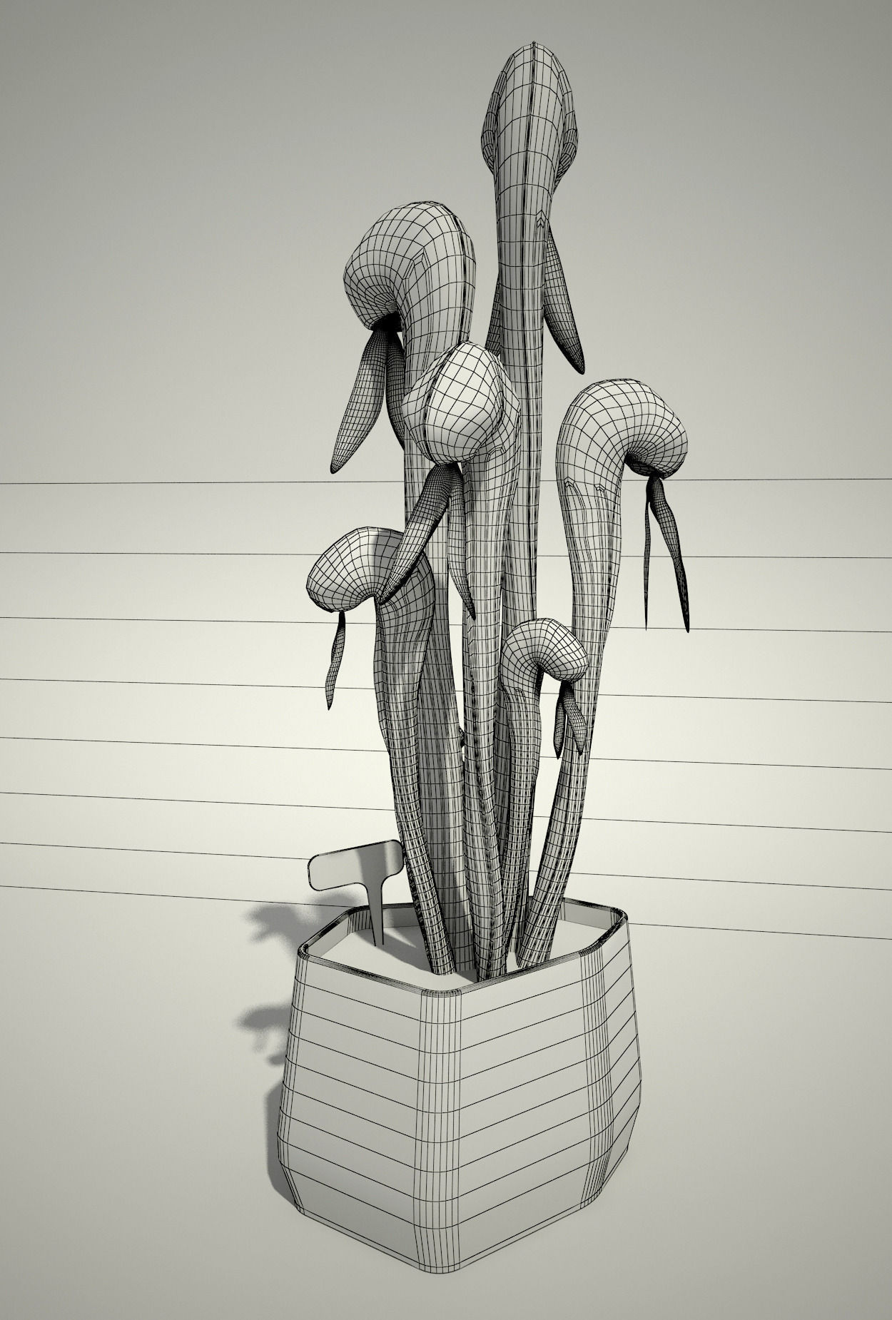 Carnivorous Plant -  Darlingtonia Californica 3D model_1