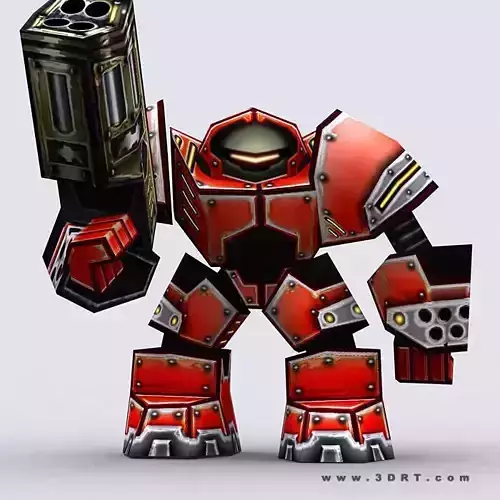 3DRT-Warbots Micromarines Low-poly 3D model