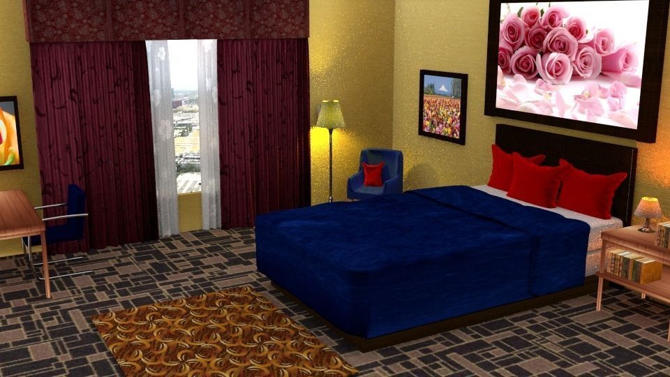 Hotel Rooms 3D model_0
