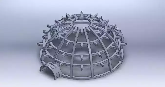 Peach Shield Free 3D print model