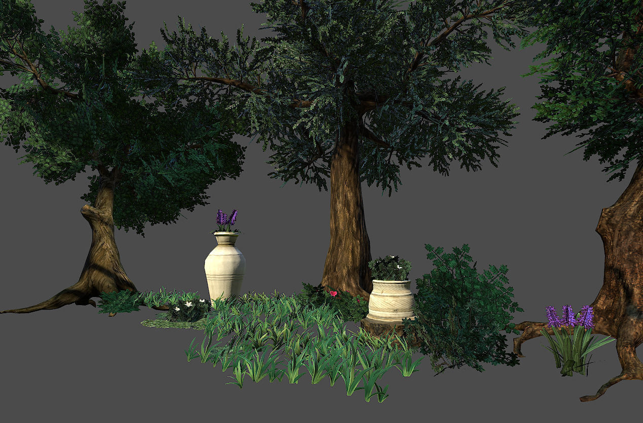 Forest Vegetation Pack 3D model_6