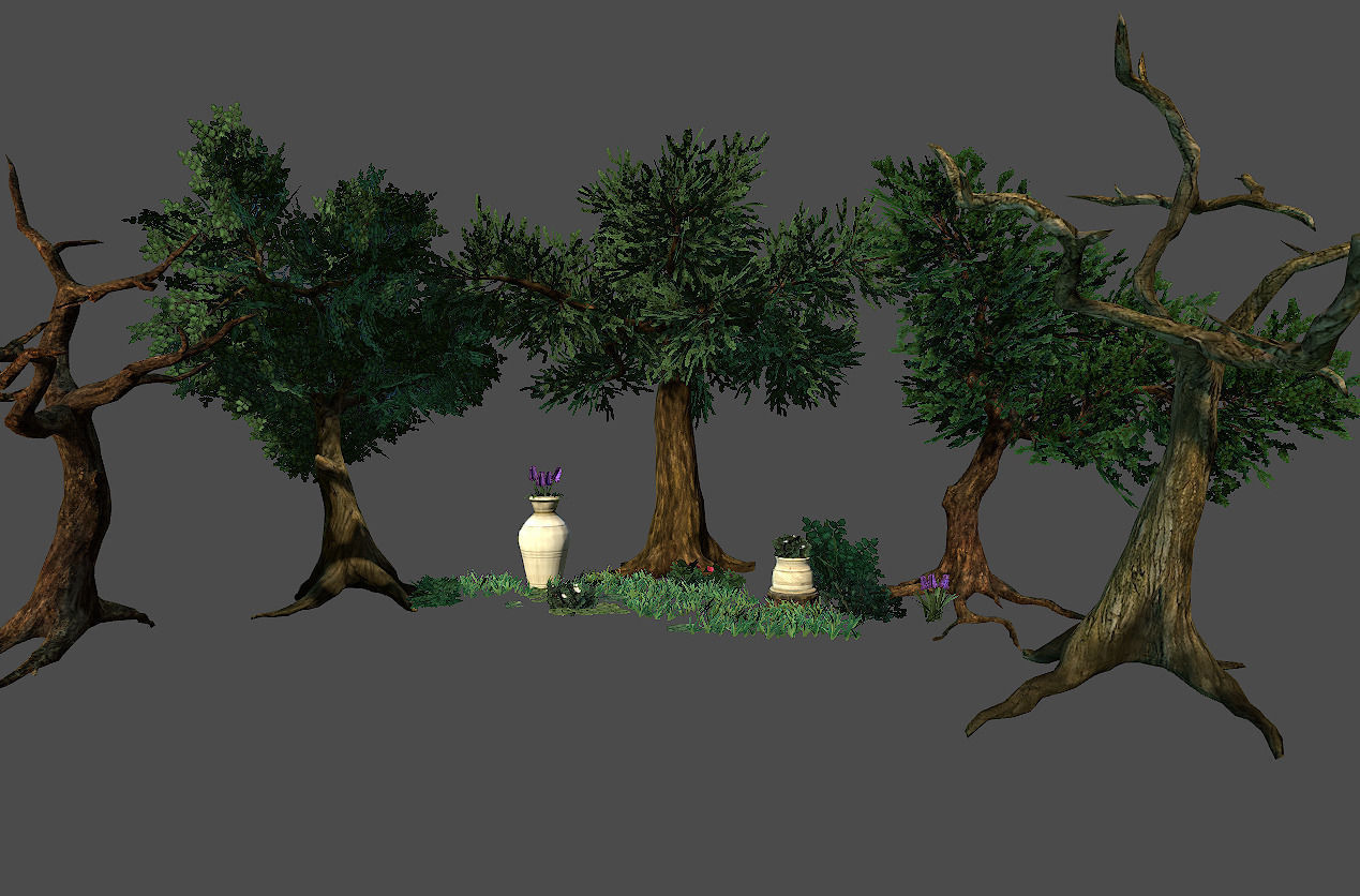 Forest Vegetation Pack 3D model_5