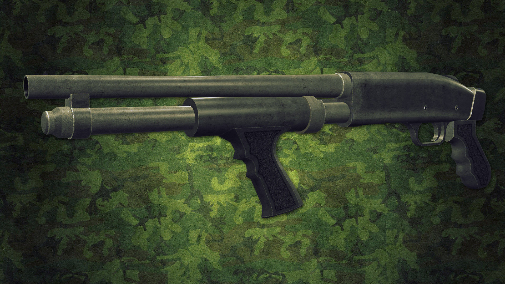 Animated Modern Weapons and Arms Pistols Shotguns and Snipers... 3D model_10