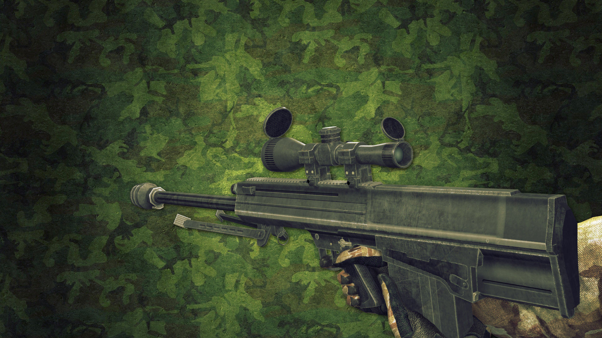 Animated Modern Weapons and Arms Pistols Shotguns and Snipers... 3D model_6