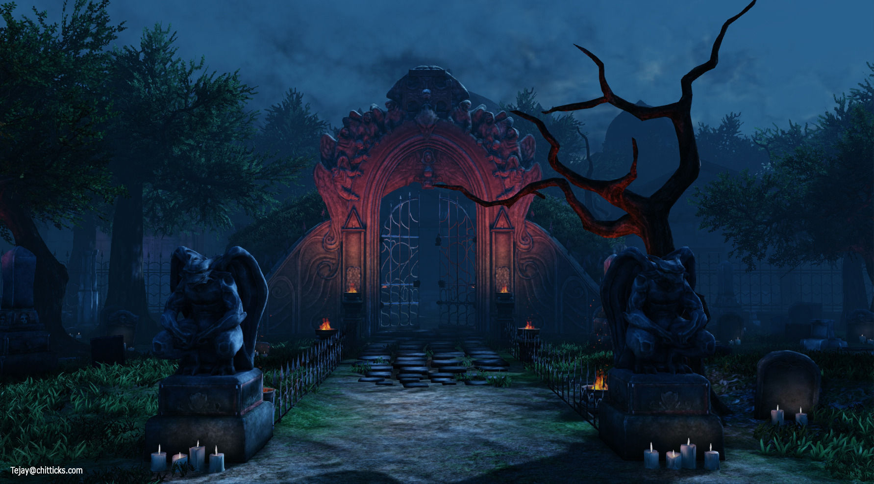 Graveyard Pack 3D model_5